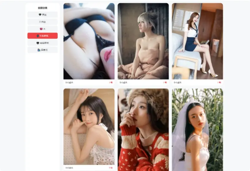 图片[2]-老司机瀑布流壁纸源码-翼颢源码网